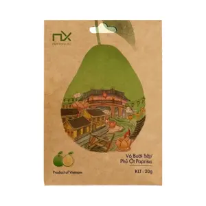 Vỏ Bưởi Sấy Muối Ớt Paprika, Pomelo Peels Coated with Paprika Chili (20g) - NAM XANH