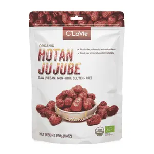 Táo Đỏ Hotan Hữu Cơ, Organic Hotan Jujube, 16 oz (450g) - C'LAVIE