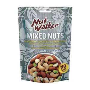 Hỗn Hợp Hạt Rang Không Muối, Mixed Nuts, Natural Toasted & Unsalted, 5.3 oz (150g) - NUT WALKER