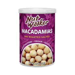 Hạt Macca Rang Muối, Macadamias, Dry Roasted Salted, 4.6 oz (130g) - NUT WALKER