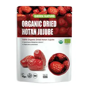 Táo Đỏ Hotan Hữu Cơ, Organic Dried Hotan Jujube (500g) - GREEN NATURE