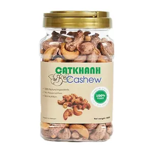Hạt Điều Rang Muối Vỏ Lụa, Salted Roasted Cashew with Skin (380g) - CAT KHANH
