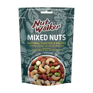 Hỗn Hợp Hạt Rang Muối, Mixed Nuts, Natural Toasted & Salted, 5.3 oz (150g) - NUT WALKER