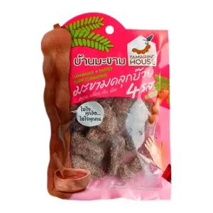 Mứt Me 4 Vị Hương Ô Mai, Tamarind 4 Tastes Plum Flavoured, Sweet Sour Salty Spicy (75g) - TAMARIND HOUSE