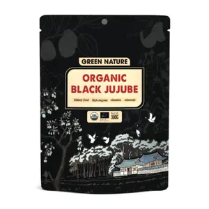 Táo Đen Hữu Cơ, Organic Black Jujube (300g) - GREEN NATURE