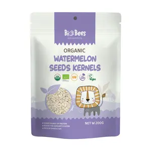 Hạt Dưa Tách Vỏ Hữu Cơ, Organic Watermelon Seeds Kernels Raw (200g) - BIO BEES