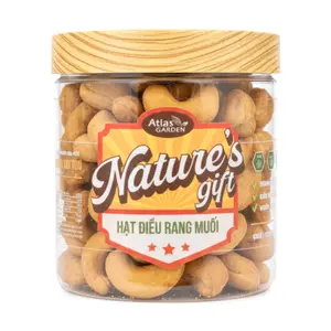 Hạt Điều Rang Muối Tách Vỏ Lụa, Nature`s Gift, Roasted Salted Cashew without Skin (260g) - ATLAS GARDEN