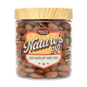 Hạnh Nhân Mỹ Rang Chín, Nature`s Gift, Roasted Almond (320g) - ATLAS GARDEN