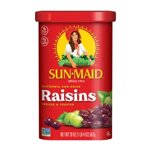 Nho Khô Mỹ Phơi Nắng, California Sun-Dried Raisins, 20 oz (567g) - SUN-MAID