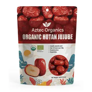 Táo Đỏ Hotan Hữu Cơ, Organic Hotan Jujube, 15 oz (425g) - AZTEC ORGANICS