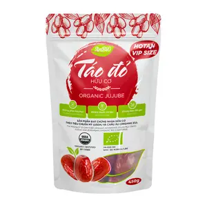 Táo Đỏ Hotan Hữu Cơ, Organic Jujube, Hotan VIP Size (450g) - ANBIO