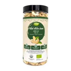 Hạt Điều Tươi Hạt Vỡ Hữu Cơ, Organic Fresh Splitted Cashews (500g) - ANBIO