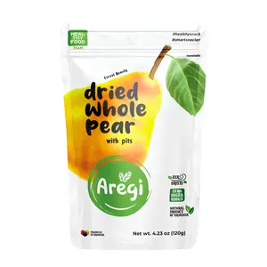 Lê Sấy Dẻo, Dried Whole Pear with Pits, 4.23 oz (120g) - AREGI