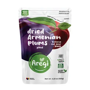 Mận Sấy Dẻo, Dried Armenian Plums Pitted, 4.23 oz (120g) - AREGI