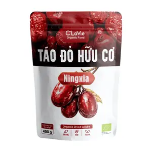 Táo Đỏ Ninh Hạ Hữu Cơ, Ningxia, Organic Dried Jujube (450g) - C'LAVIE