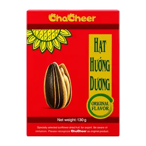 Hạt Hướng Dương Nguyên Vị (Hộp Đỏ), Dried Sunflower Seeds, Original Flavor (130g) - CHACHEER