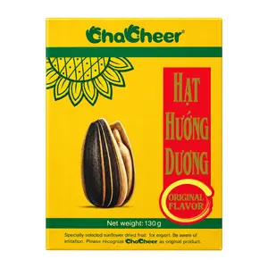 Hạt Hướng Dương Nguyên Vị (Hộp Vàng), Dried Sunflower Seeds, Original Flavor (130g) - CHACHEER