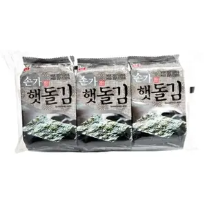 Rong Biển Wild Sonka, Seasoned Laver, 3 Gói (15g) - JINPOONG