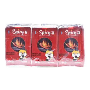 Rong Biển Vị Cay Hàn Quốc, Crispy Sea Snack, Korean Spicy Flavor, 3 Gói (12g) - OTTER MONG