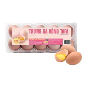 Trứng Gà Hồng Diệt Khuẩn Tia UV, Pink Chicken Eggs, 10 Quả (530g) - TAFA