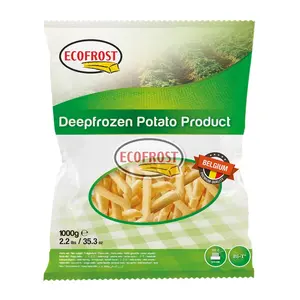 Khoai Tây Cắt Thẳng, Deep Frozen Potato Product, 35.3 oz (1000g) - ECOFROST