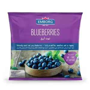 Việt Quất Đông Lạnh, Frozen Blueberries (400g) - EMBORG