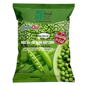 Đậu Hà Lan Xanh Hấp Chín, Frozen Cooked Green Peas (1kg) - GREEN ONE