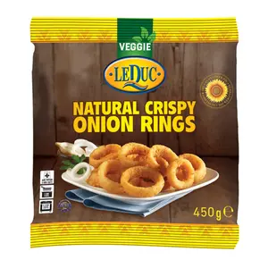 Hành Vòng Tẩm Bột Giòn Đông Lạnh, Crispy Onion Rings (450g) - LE DUC
