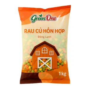 Rau Củ Hỗn Hợp Đông Lạnh, Frozen Mixed Vegetables (1kg) - GREEN ONE