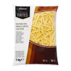 Khoai Tây Đông Lạnh Cọng Nhỏ, Pommes Frites, Thin French Fries (1kg) - MARQUISE