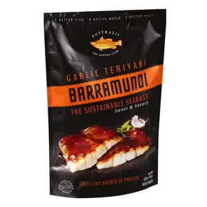 Cá Chẽm Phi Lê Tẩm Teriyaki, Barramundi, Garlic Teriyaki Sustainable Seabass, 12 oz (340g) - THE BETTER FISH
