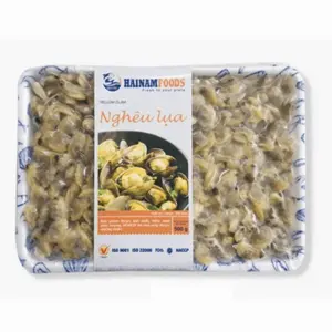 Nghêu Lụa, Yellow Clams (500g) - HAINAMFOODS