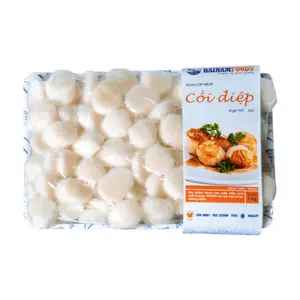 Cồi Sò Điệp, Scallop Meat, Size 40-60 (1kg) - HAINAMFOODS