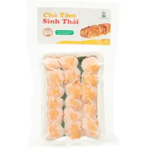 Chả Tôm Sinh Thái Cà Mau, 100% Natural Shrimp Balls (200g) - TAI THINH PHAT FARM