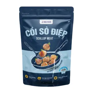 Cồi Sò Điệp, Frozen Scallop Meat, Size 60-80 (200g) - HAINAMFOODS