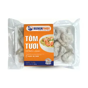 Tôm Tươi Đông Lạnh, Frozen Shrimps, Size 71/90 (200g) - HAINAMFOODS