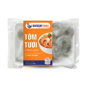 Tôm Tươi Đông Lạnh, Frozen Shrimps, Size 31/40 (200g) - HAINAMFOODS