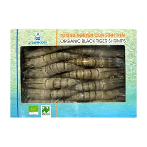 Tôm Sú Nguyên Con Sinh Thái, Organic Black Tiger Shrimps, Size 14 (500g) - SEAPRODEX