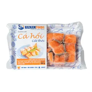 Cá Hồi Cắt Thỏi, Salmon Cubes (200g) - HAINAMFOODS