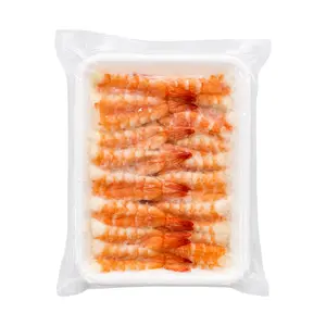 Tôm Thẻ Hấp Bóc Vỏ Còn Đuôi, Frozen Cooked Peeled Tail-On Shrimp, 4L-30 Con (195g) - COCHI