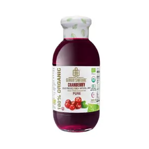 Nước Ép Nam Việt Quất Hữu Cơ, Cranberry, Cold Pressed 100% Natural Juice (300ml) - GEORGIA'S NATURAL