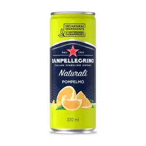 Nước Bưởi, Italian Sparkling Drinks, Pompelmo, with 16% Grapefruit Juice (330ml) - SAN PELLEGRINO