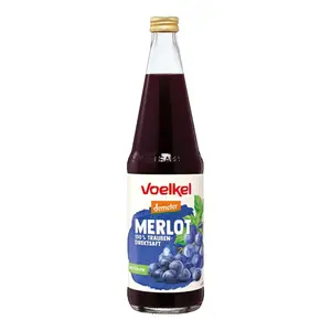 Nước Ép Nho Hữu Cơ, Merlot Traubensaft Rot (700ml) - VOELKEL