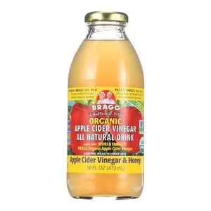 Nước Giấm Táo & Mật Ong Hữu Cơ, Organic Apple Cider Vinegar & Honey Drink, 16 fl oz (473ml) - BRAGG