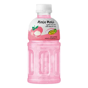 Nước Vải Thạch Dừa, Mogu Mogu, Lychee Flavored Drink with Nata De Coco (320ml) - SAPPE