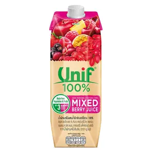 Nước Ép Rau Củ & Dâu, Unif, Mixed Vegetable & Fruit Juice with Mixed Berry Juice (1000ml) - UNI-PRESIDENT
