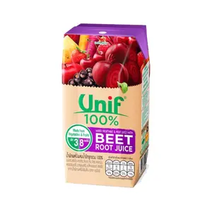 Nước Ép Rau Củ & Củ Dền, Unif, Mixed Vegetable & Fruit Juice with Beet Root Juice (200ml) - UNI-PRESIDENT