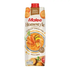 Sinh Tố Cà Rốt Hỗn Hợp Rau Củ & Nước Trái Cây, Homestyle Carrot Smoothie, 100% Vegetable Mixed Fruit Juice (1L) - MALEE