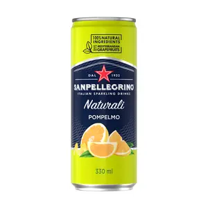 Nước Bưởi Có Ga, Naturali Pompelmo, Carbonated Grapefruit Beverage (330ml) - SAN PELLEGRINO