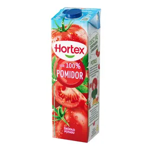 Nước Ép Cà Chua Nguyên Chất, Juice 100% Tomato with Salt Added, 33.8 fl oz (1L) - HORTEX